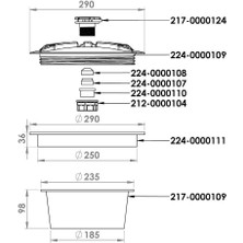 YBS Pump Viidalı Holder Kapağı