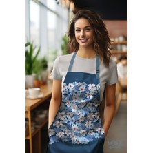 Moud's Süet Kumaş Nowon 1 Desenli Mutfak Önlüğü, Aşçı Önlüğü, Garson Önlüğü