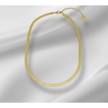 Gulshop35 Kadın Yüksek Kalite Çelik Italyan Zincir Kolye 45CM