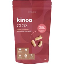 Slimplus 35g Glutensiz Vegan Yağsız Soğan Sarımsak Kinoa Cipsi