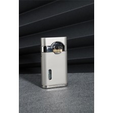 Silvio Monetti  Gümüş Renk Özel Tasarım Pürmüz Gazlı Çakmak  24CSM893TR02