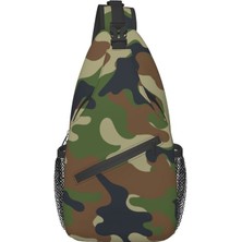 Yuying Shop No.1 Stili 39X19X9CM Kamuflaj Sling Göğüs Crossbody Çanta Erkekler Moda Seyahat Için Askeri Camo Omuz Sırt Çantası (Yurt Dışından)