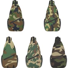 Yuying Shop No.1 Stili 39X19X9CM Kamuflaj Sling Göğüs Crossbody Çanta Erkekler Moda Seyahat Için Askeri Camo Omuz Sırt Çantası (Yurt Dışından)
