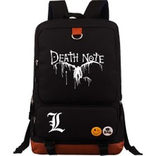 Yuying Shop No.4 Stili Death Note Sırt Çantası Erkek Kız Seyahat Omuz Sırt Çantası Cosplay Erkek Kadın Büyük Kapasiteli Günlük Sırt Çantası Mochila (Yurt Dışından)