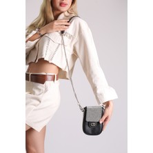 Elit Shoes Taş Detaylı Ön Gözlü Kol Askı Kadın Çanta