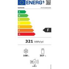 Samsung RT47CG6002WW F Enerji Sınıfı 465 Litre No Frost Buzdolabı