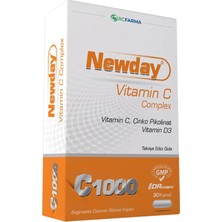 Newday Vitamin C Complex 30 Kapsül  (  1  Adet  )