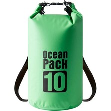 Chaoduo Shop Yeşil Stil 10L 2L-30L Kova Açık Havada Su Geçirmez Sırt Çantası Taşınabilir Rafting Dalış Kuru Çanta Çuval Pvc Nehir Trekking Için Yüzme Çantaları (Yurt Dışından)