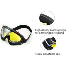 Chaoduo Shop Sarı Stil Toz Geçirmez Rüzgar Geçirmez Yarış Gözlükleri Motokros Motosiklet Gözlükleri Atv Off Road Bisiklet Gözlükleri UV400 Güneş Gözlüğü Gözlükleri MD01 (Yurt Dışından)