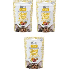 Brit Care Shiny Hair Kedi Ödülü 50 Gr. x 3 Adet