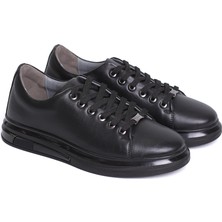 Onix  Deri  Silikon Havali Taban Yapili Olan Erkek Sneaker Ayakkabi