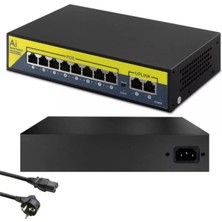 Mpia 120W 8 Port Ethernet Poe Switch 10 Port 8+2 8 Poe Ports 2 Uplink 10/100