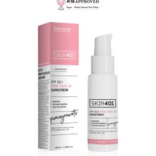 SKIN401 SPF50+ Pembe Ton Eşitleyici Güneş Kremi 50 ml