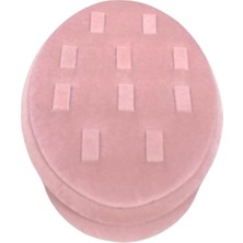 Özer Kutu Yüzük Standı ,tablası Pembe Süet (10 Tırnaklı)