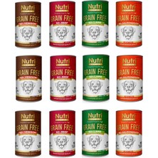 Nutri Canin Tahılsız 4 Çeşit Karma Köpek Konserve 400 Gr. x 12 Adet