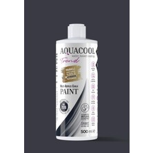 Aquacool Trend Akrilik Hobi Boya 500 ml Su Bazlı Hibrit Dönüşüm Boyası Ral 7016 Antrasit Gri