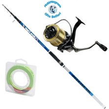 Remixon Ultra Cast 420 cm 200GR Surf Kamış - Ryuji Marvel Iı 8000 Surf Makina -Surf Olta Seti