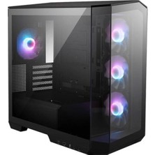 MSI MAG PANO M100R PZ Temperli Cam 3x120mm 1x120mm ARGB Fan mATX Panoramik Gaming Bilgisayar Kasası