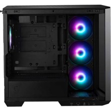 MSI MAG PANO M100R PZ Temperli Cam 3x120mm 1x120mm ARGB Fan mATX Panoramik Gaming Bilgisayar Kasası