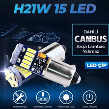 ARW H21W 15 Ledli H21 LED Ampül 6000K Beyaz