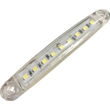 ARW 10 Adet 9 Ledli Parmak LED Beyaz Işık Su Geçirmez 12-24V