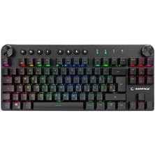 Rampage KB-RMW23 Scout Bluetooth Rgb LED Lc Layout Jixian Blue Switch Gaming Mechanical Keyboard