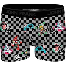 John Frank King Checker Erkek Boxer