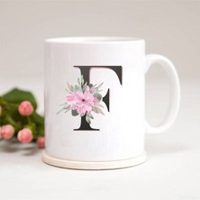 Azresa F Harfli Baskılı Kupa Bardak