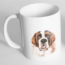 Azresa Cavalier Köpek Resim Baskılı Kupa Bardak