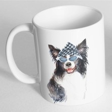 Azresa Bor Collie Entel Baskılı Kupa Bardak