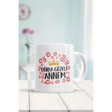 Azresa Dünya Güzeli Annem Baskılı Kupa Bardak