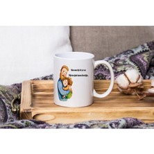 Azresa Babalar Günü Özel Tasarım Porselen Kupa- 006 Tfbg-06