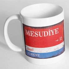 Azresa Ordu Mesudiye Sokak Tabelası Baskılı Kupa Bardak