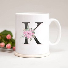 Azresa K Harfli Baskılı Kupa Bardak