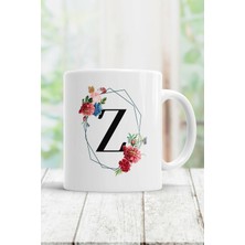 Azresa Z Harfi Baskılı Kupa Bardak