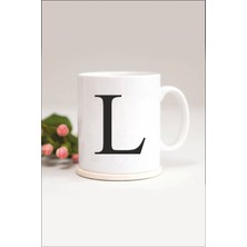 Azresa L Harfli Baskılı Kupa Bardak