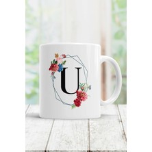 Azresa T Harfi Baskılı Kupa Bardak