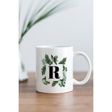 Azresa R Harfi Baskılı Kupa Bardak