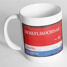 Azresa Ankara Şereflikoçhisar Sokak Tabelası Baskılı Kupa Bardak