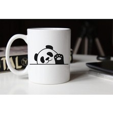 Azresa El Sallayan Panda Temalı Beyaz Porselen Kupa Tfs