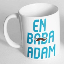 Azresa En Baba Adam Yazılı Baskılı Kupa Bardak