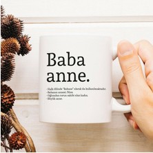 Azresa Babaanne Anlamlı Anneler Günü Hediyesi Porselen Kupa Bardak -Baskılı Kupa Bardak