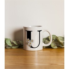 Azresa U Harf Papatya Kupa Bardak