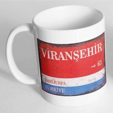 Azresa Şanlıurfa Viranşehir Sokak Tabelası Baskılı Kupa Bardak