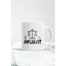 Azresa Beyaz Avukat Kupa Bardak