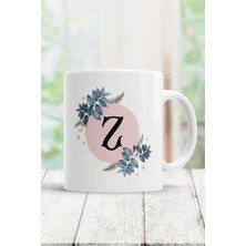 Azresa Z Harfi Baskılı Kupa Bardak