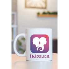 Azresa Ikizler Burcu Kupa Baskılı Bardak