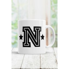 Azresa N Harfi Baskılı Kupa Bardak