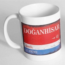 Azresa Konya Doğanhisar Sokak Tabelası Baskılı Kupa Bardak