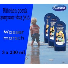 Bübchen Wasser Marsch 2'si 1 Arada Şampuan & Duş Jeli 230ML x 3 Adet